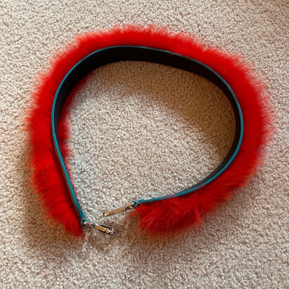 Authentic Fendi novelty shoulder strap